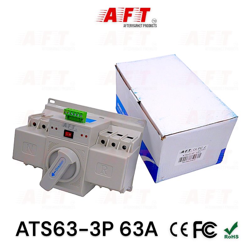 เบรกเกอร์สลับการทำงานอัตโนมัติ รุ่น : ATS63-3P 63A - Image 5