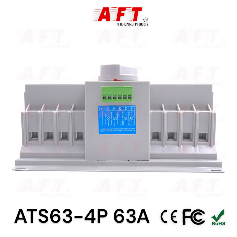 เบรกเกอร์สลับการทำงานอัตโนมัติ รุ่น : ATS63-4P 63A - Image 3